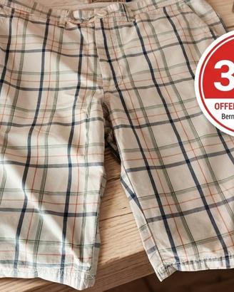 Bermuda a Quadri Royal Blue Brooksfield - Tg. 54