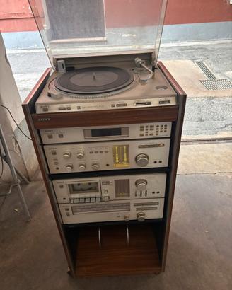 Impianto hi-fi vintage sony
