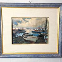 Vincenzo Aprile – Dipinto su masonite , Mergellina