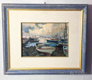 Vincenzo Aprile – Dipinto su masonite , Mergellina