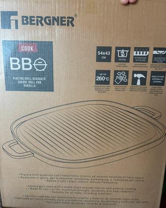 Bergner piastra grill quadrata