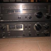 Akai amplifiatore e radio vintage