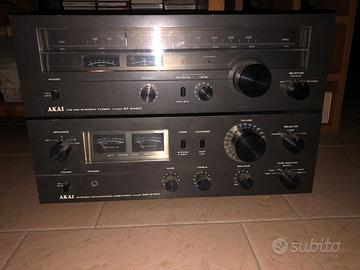 Akai amplifiatore e radio vintage