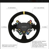 Volante da Sim Racing SIMSONN con Pulsanti LED Lev