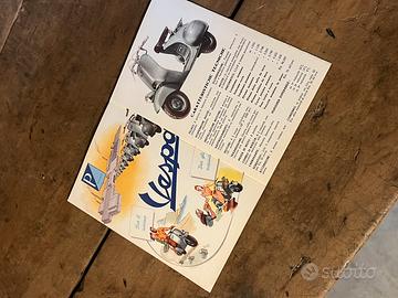 Vespa 125 Paiggio Depliant pubblicitario