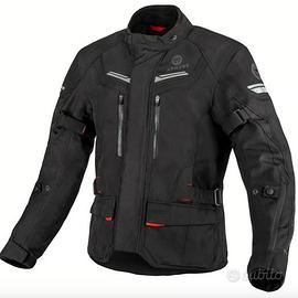 Giacca Moto (Armure) Impermeabile Nera - TAGLIA M