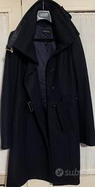 Patrizia Pepe cappotto donna in lana blu tg 44 IT