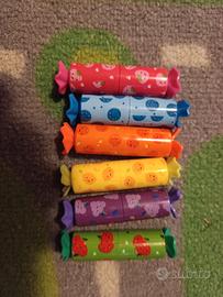 Mini evidenziatori  a forma di caramella 