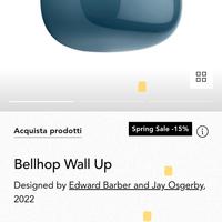Lampada Flos Bellhop Wall Up nuova