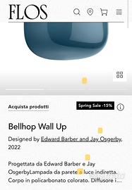 Lampada Flos Bellhop Wall Up nuova