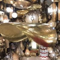 lampada a sospensione fatta a mano in ottone 40 cm