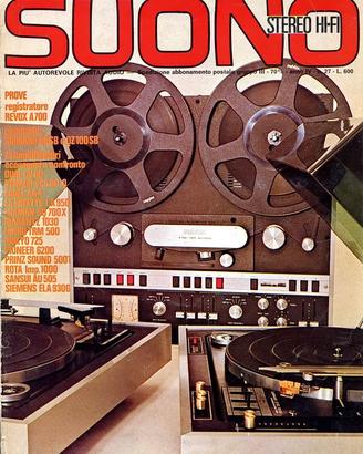 rivista SUONO n° 27 del gennaio 1974