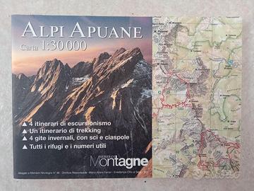 Escursioni cartine ALPI APUANE