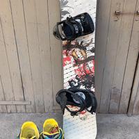 Tavola Snowboard Drake 156 + K2 + Burton Rampant