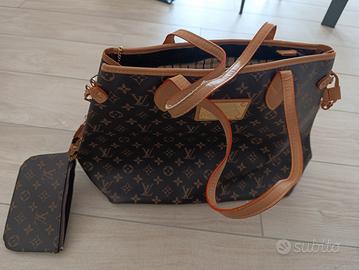 borsa donna capiente marrone 