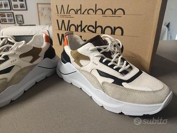 Sneakers D.A.T.E. FUGA n. 43 WHITE nuove c.scatola