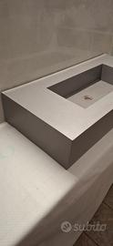 Lavabo in microcemento 