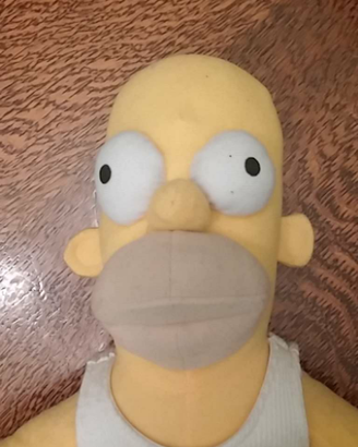 Peluche gigante di Homer Simpson ULTIMO PREZZO