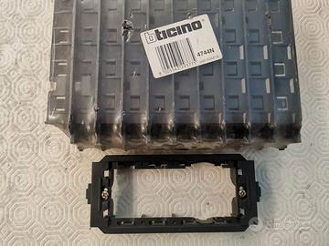BTICINO 4744N - SUPPORTO SCHUKO + 2 FRUTTI