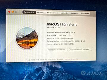 Apple MacBook Pro 15”