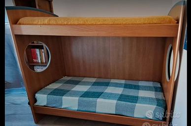 Letto a castello in legno