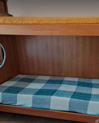 Letto a castello in legno