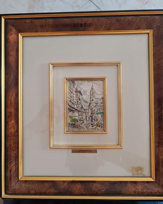 Quadro Roma Sparita Oro/Argento