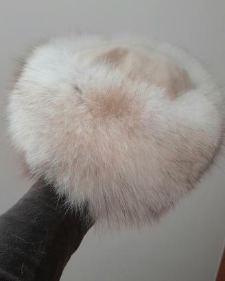 Berretto donna artigianale pelliccia