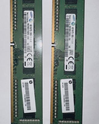 Ram DDR3 2x4gb (8gb) Samsung 12800U