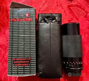 Obbiettivo fotografico Panagor 80/200