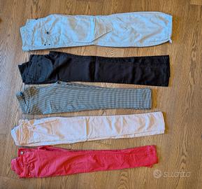 Lotto Stock 5Pantaloni Donna varie marche taglia S