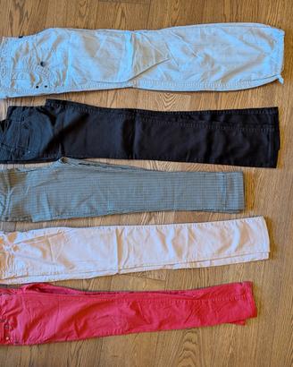 Lotto Stock 5Pantaloni Donna varie marche taglia S