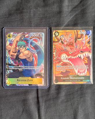 Carte AA one piece Zoro, Kouzuki Momonosuke