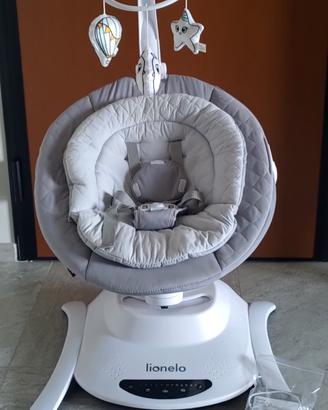 LIONELO BELLA Sdraietta dondolo elettrica neonato 