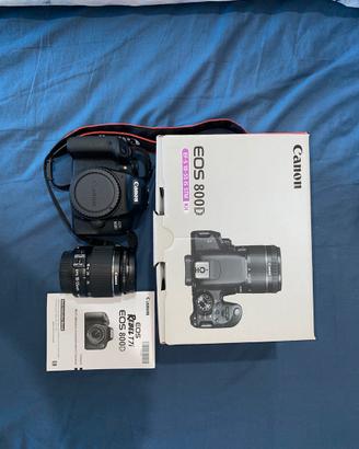 Canon EOS 800D Rebel T7i + obiettivi vari