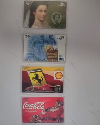 carte telefoniche austria vienna telefonwertkarten