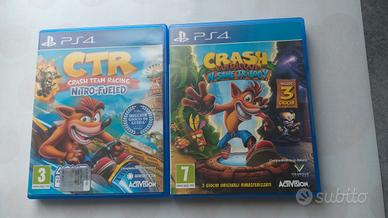 2 giochi serie Crash bandicoot ps4