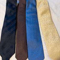 Cravatte pura seta varie marche e colori