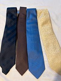 Cravatte pura seta varie marche e colori