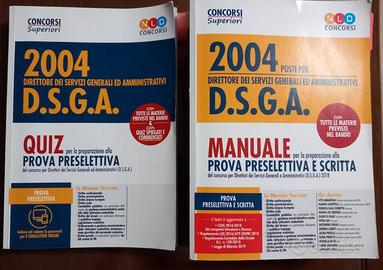 DSGA 2019: MANUALE + QUIZ per concorso D.S.G.A
