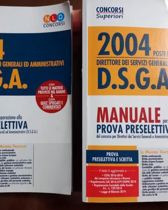 DSGA 2019: MANUALE + QUIZ per concorso D.S.G.A