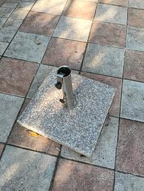 piedistallo granito per ombrellone 
