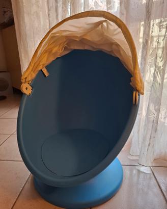poltrona ikea lömsk a uovo per bambini