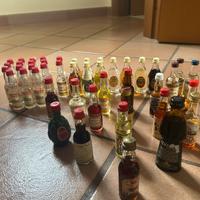 Lotto 45 bottiglie mignon