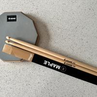 Pad con baccgette per batteria