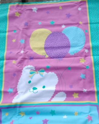 Copertina per lettino bimbo in rigido cotone 