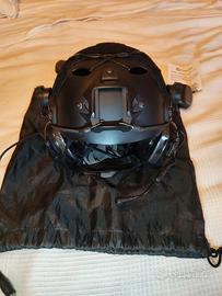 Elmetto airsoft con kit Earmor