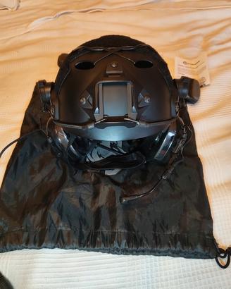 Elmetto airsoft con kit Earmor