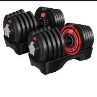 due manubri da 2/40 kg regolabili mai utilazzati