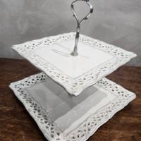 Alzatina doppia per dolci/frutta/altro